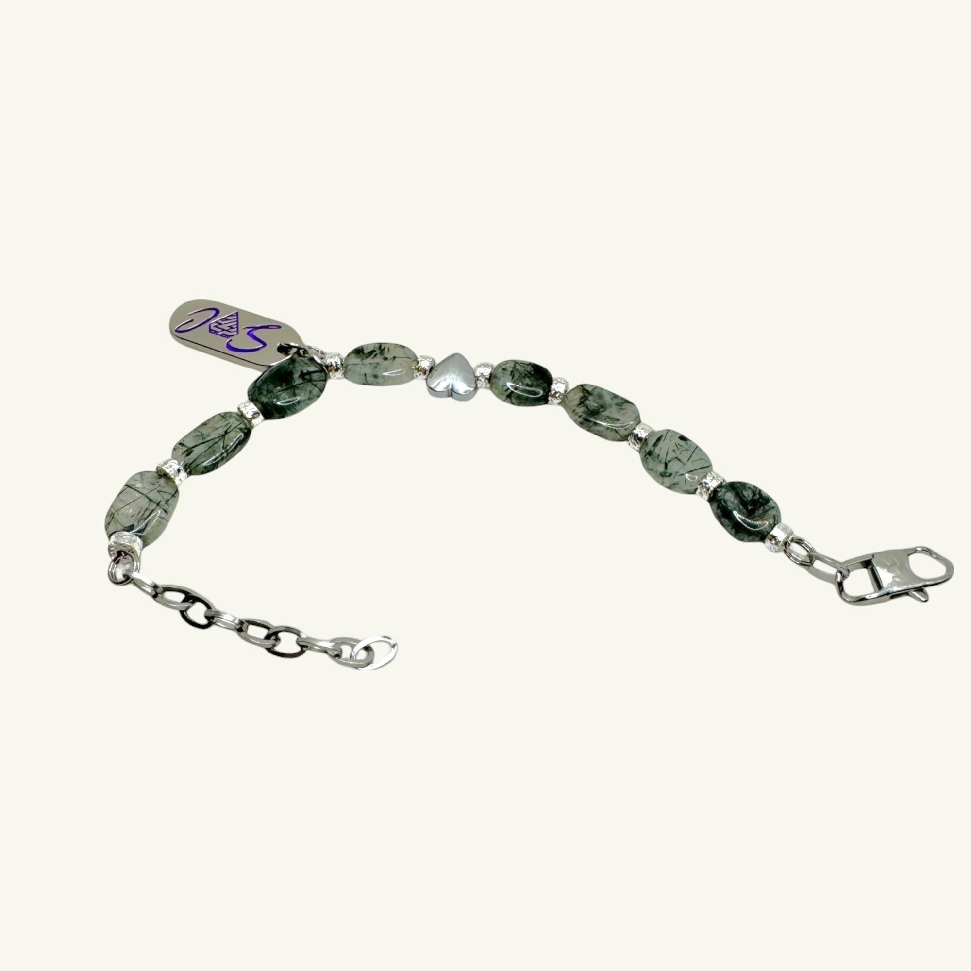 Bracciale agata muschiata Sharifa Crystals